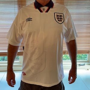 England soccer home Jersey — 1994